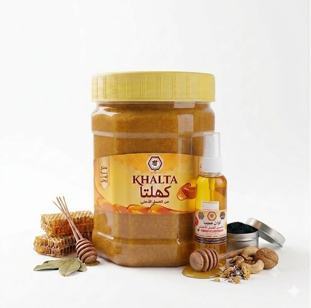 Sabaland Yemeni Honey Khalta & Oil Combo Pack